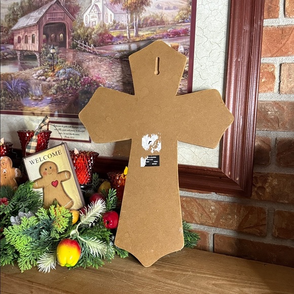 16” Colorful Decorative Cross with Heart Psalms 150:6 - Picture 10 of 10